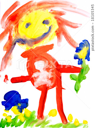Children's drawing water color paints 18105345
