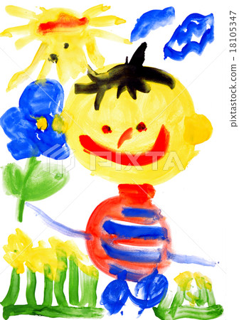 Children's drawing water color paints 18105347