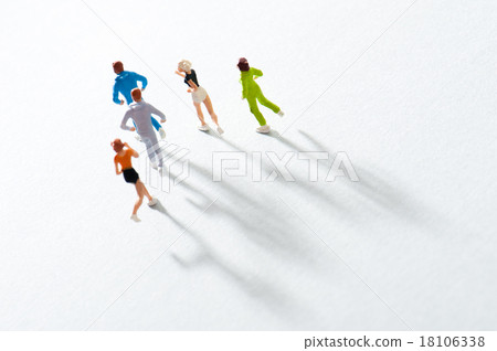 A human who runs in the light A human who runs in the light 18106338