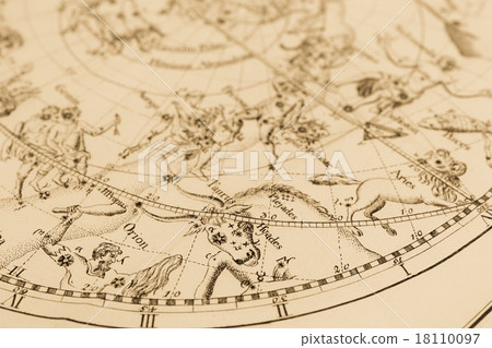 古色古香的天文地圖 18110097