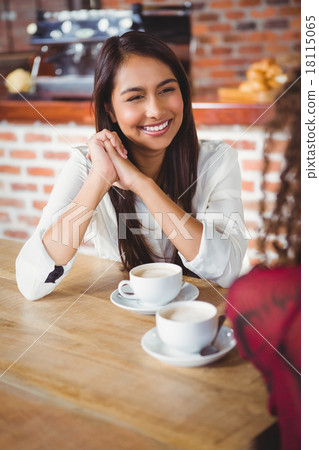 Female friends having coffee Female friends having coffee 18115065