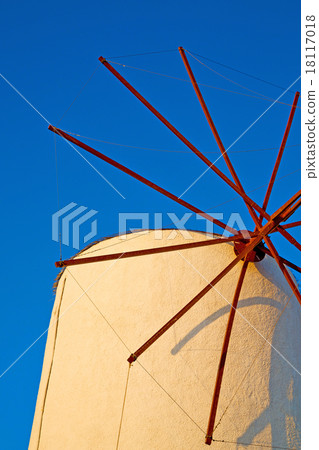 old mill in santorini greece sunrise old mill in santorini greece sunrise 18117018
