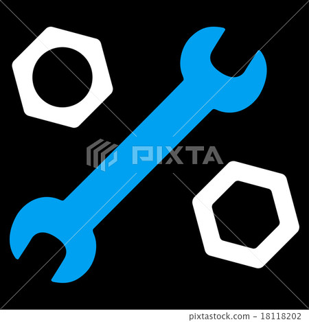 Wrench And Nuts Icon Wrench And Nuts Icon 18118202
