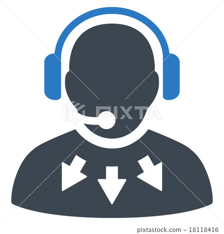 Operator Message Icon - Stock Illustration [18118416] - PIXTA