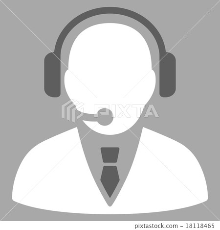 Support Manager Icon - Stock Illustration [18118465] - PIXTA