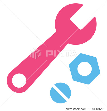 Wrench And Nuts Icon Wrench And Nuts Icon 18118655