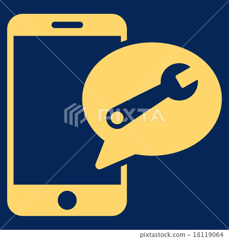 Service Sms Icon - Stock Illustration [18119064] - PIXTA