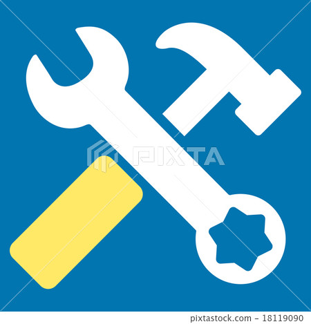 Hammer And Wrench Icon Hammer And Wrench Icon 18119090
