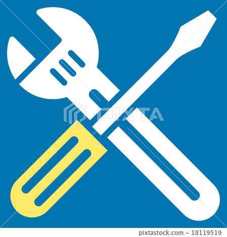 Spanner And Screwdriver Icon Spanner And Screwdriver Icon 18119519