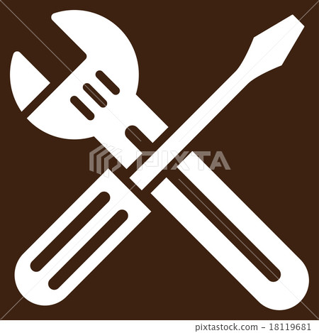 Spanner And Screwdriver Icon Spanner And Screwdriver Icon 18119681