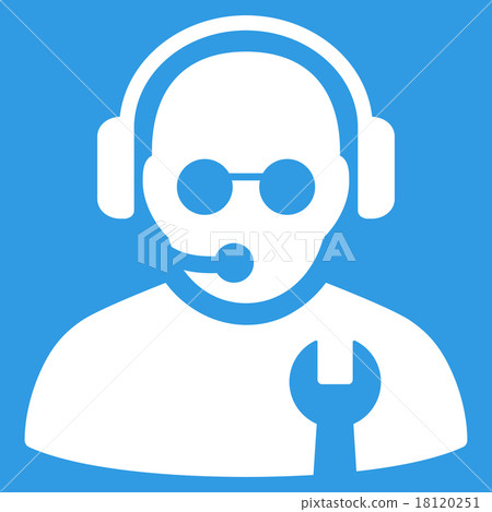Service Operator Icon - Stock Illustration [18120251] - PIXTA