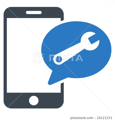 Service Sms Icon - Stock Illustration [18121231] - PIXTA