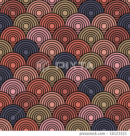 Overlap Circle Pattern 18123321