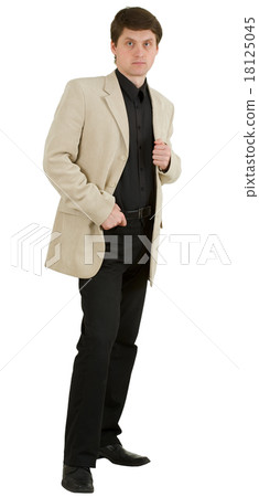 Male portrait in elegance jacket 18125045