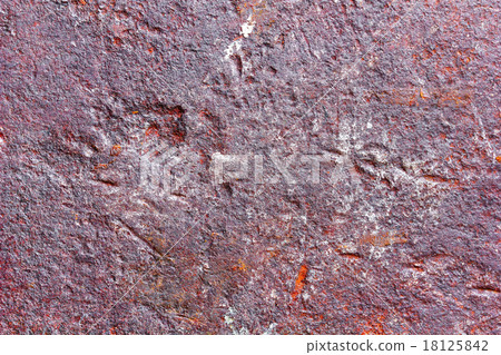 old rusty metal texture with potholes 18125842