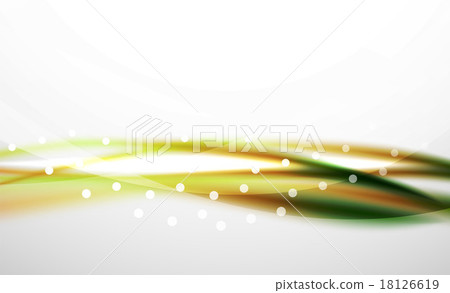 Colorful wave line, abstract background with light 18126619