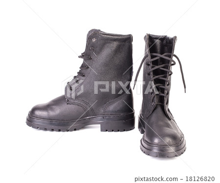 Pair of working boots. Pair of working boots. 18126820