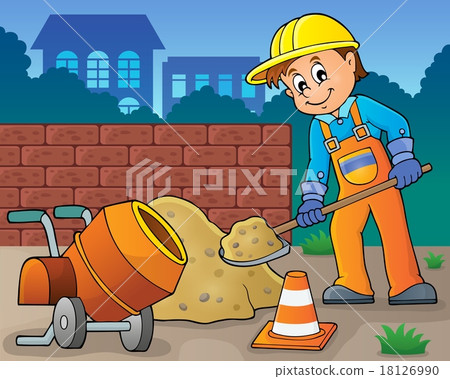 Construction worker theme image 6 18126990