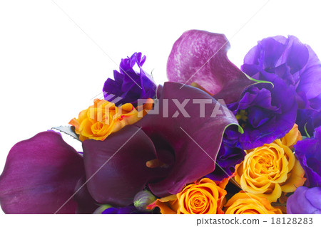 Calla lilly and eustoma flowers Calla lilly and eustoma flowers 18128283