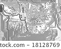 Graphic circuit board background in hi-tech style 18128769