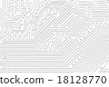 Abstract graphic electronic texture 18128770