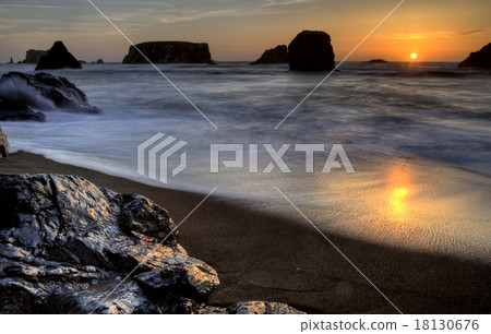 Sunset Bandon Oregon Sunset Bandon Oregon 18130676
