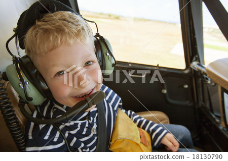 kid in helicopter 18130790