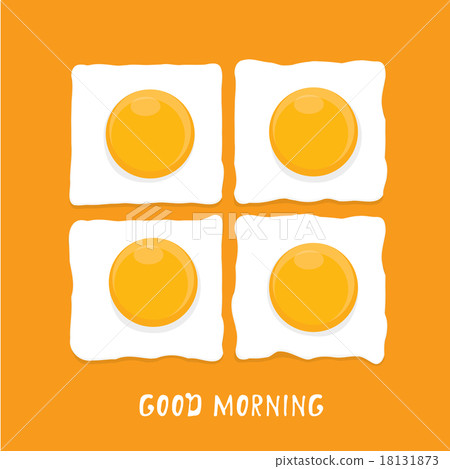 Fried Egg vector . good morning concept. Fried Egg vector . good morning concept. 18131873