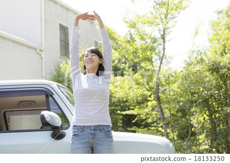 A woman growing A woman growing 18133250