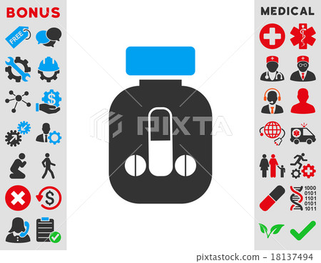 Male Medicine Icon Male Medicine Icon 18137494