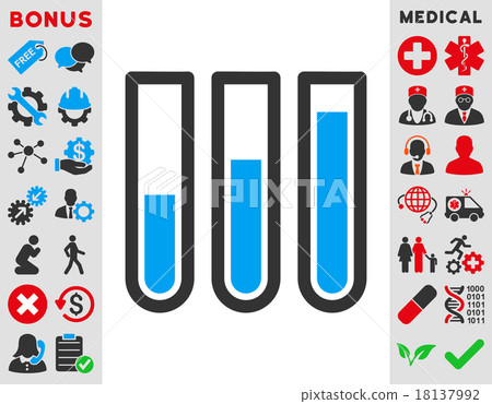 Blood Analysis Icon Blood Analysis Icon 18137992