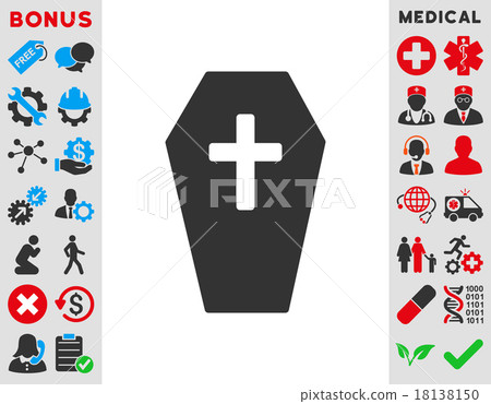 Coffin Icon Coffin Icon 18138150