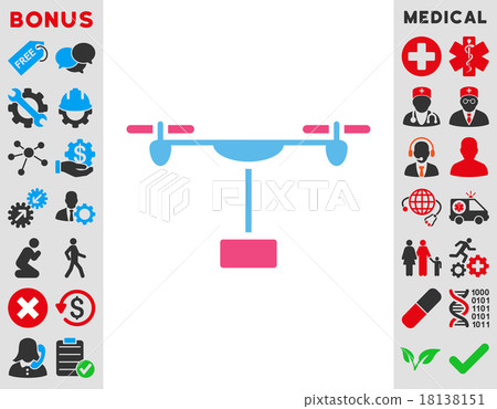 Drone Shipment Icon 18138151