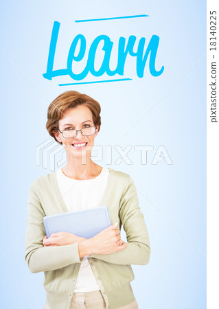 Learn against blue vignette background Learn against blue vignette background 18140225