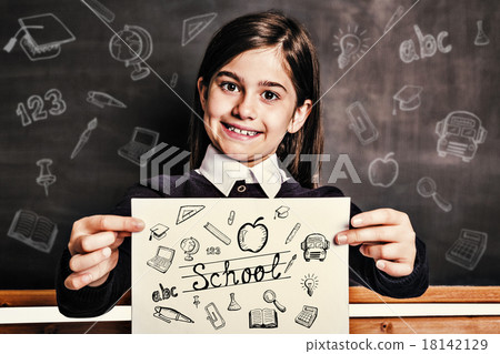 Composite image of education doodles Composite image of education doodles 18142129