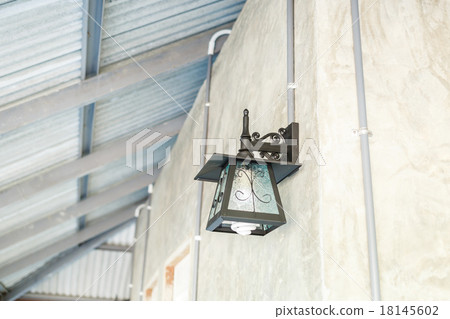 lantern lamp on wall 18145602