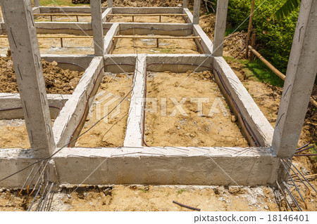 termite protection system on home foundation 18146401