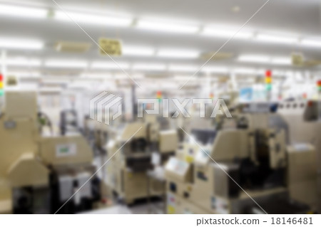 manufacturing factory blurred manufacturing factory blurred 18146481