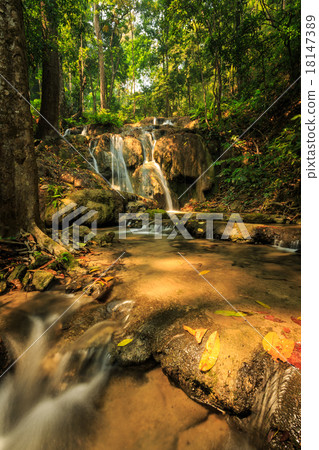 wonderful waterfall in thailand, Pugang waterfall chiangrai 18147389