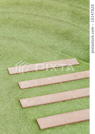 staircase artificial grass with wooden staircase artificial grass with wooden 18147828
