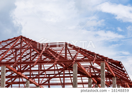 Roof steel construction for new house Roof steel construction for new house 18148859