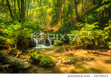 wonderful waterfall in thailand, Pugang waterfall chiangrai 18149423