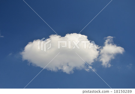 White cotton cloud in blue sky White cotton cloud in blue sky 18150289