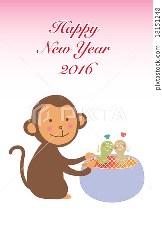 燒麻子的猴子明信片 燒麻子的猴子明信片 18151248