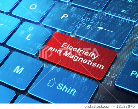 Science concept: Electricity And Magnetism on 18152070
