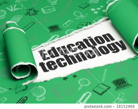 Education concept: black text Education Technology Education concept: black text Education Technology 18152908