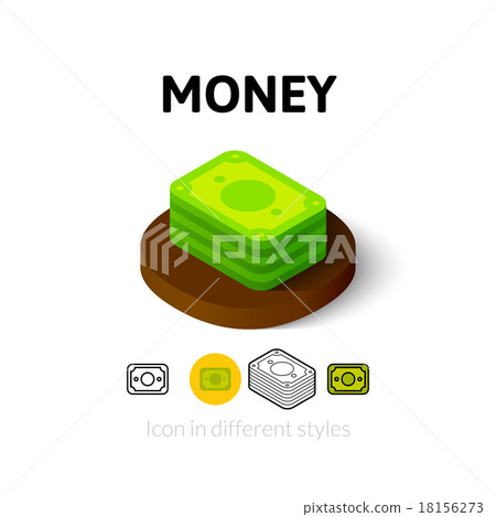 Money icon in different style 18156273