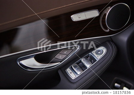Luxury car interior details. 18157836