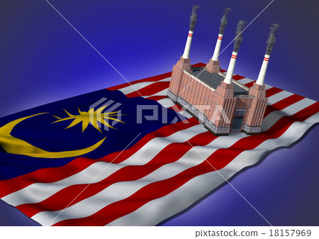 national heavy industry concept - Malaysian theme 18157969