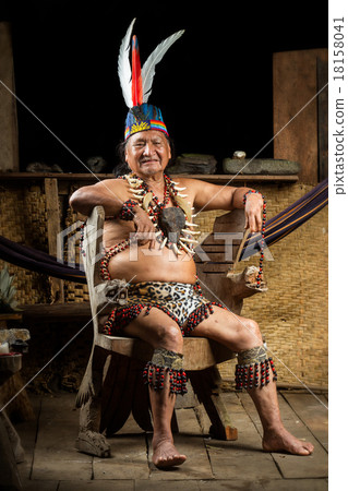 Amazonian Shaman Portrait 18158041